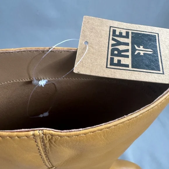 NWT Frye Camryn Tall Pull-On Boots – Banana Leather – Size 8M - Picture 13 of 15